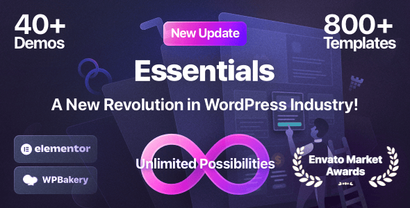 Essentials-精品畅销的多用途建站模板WordPress主题[更至v3.2.12]