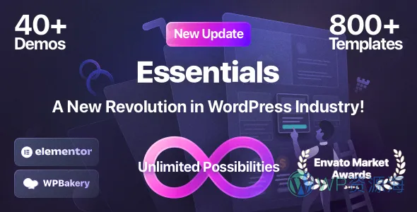 Essentials-精品畅销的多用途建站模板WordPress主题[更至v3.2.12]插图-WP资源海