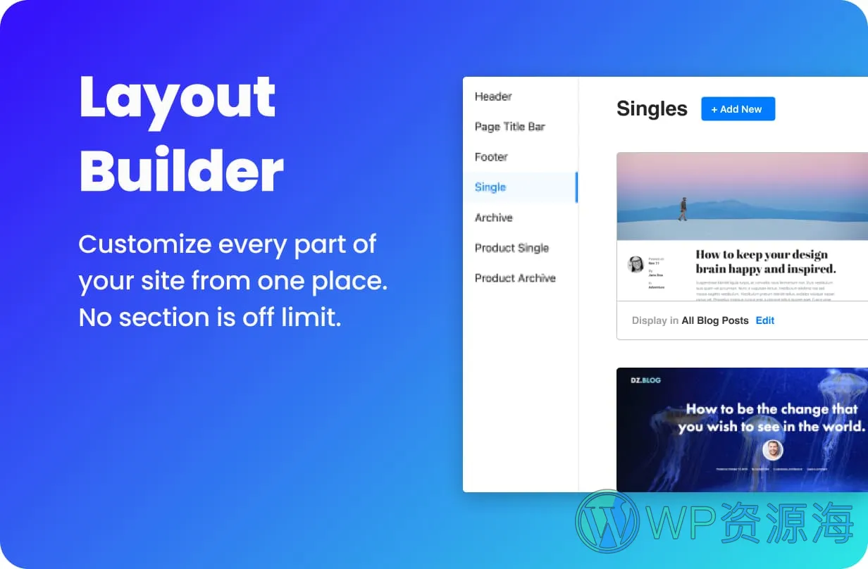 JupiterX 不再被封面耽误的优质WordPress+Woo商城主题插图3-WP资源海
