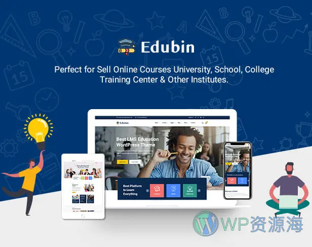 Edubin-教育培训/大学/学院/书院WordPress主题插图2-WP资源海 Edubin-教育培训/大学/学院/书院WordPress主题插图2-WP资源海