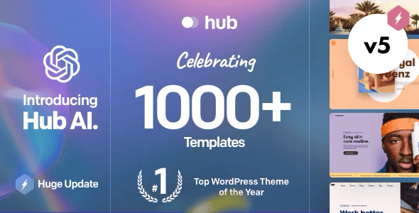 Hub-响应式多用途建站模板WordPress热门主题[更至v5.0.1]