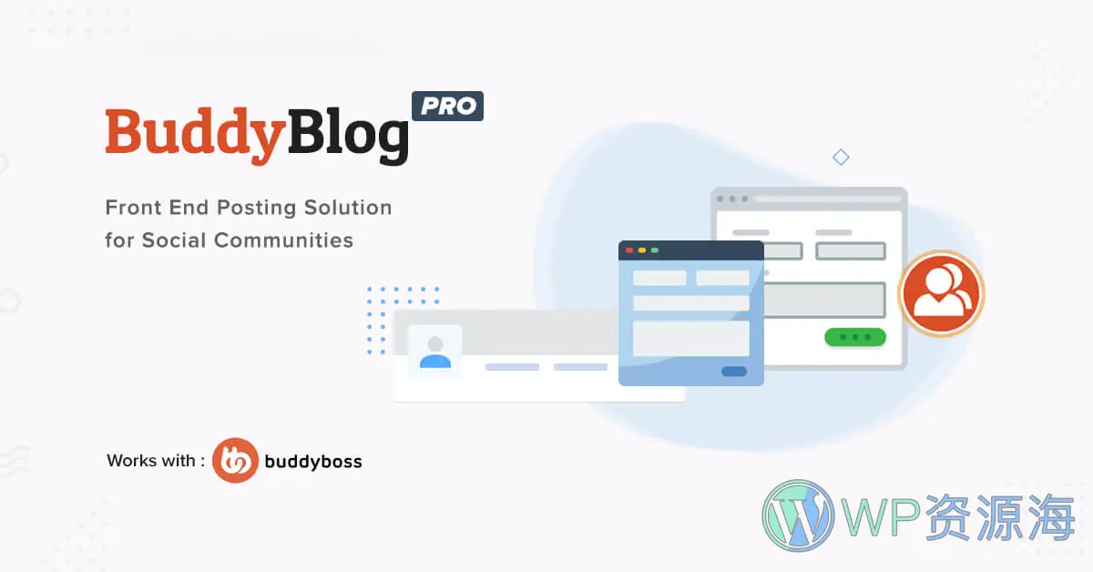 BuddyBlog Pro 前端用户投稿发文WordPress插件插图-WP资源海