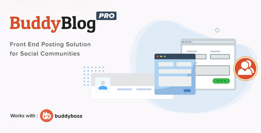 BuddyBlog Pro 前端用户投稿发文WordPress插件
