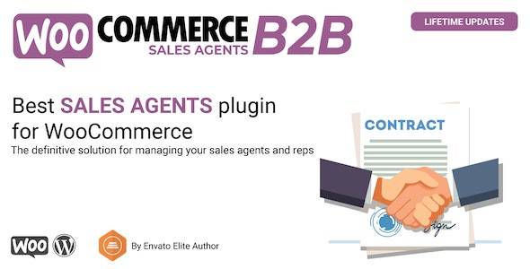 WooCommerce B2B Sales Agents v1.4.2 代理商分销插件