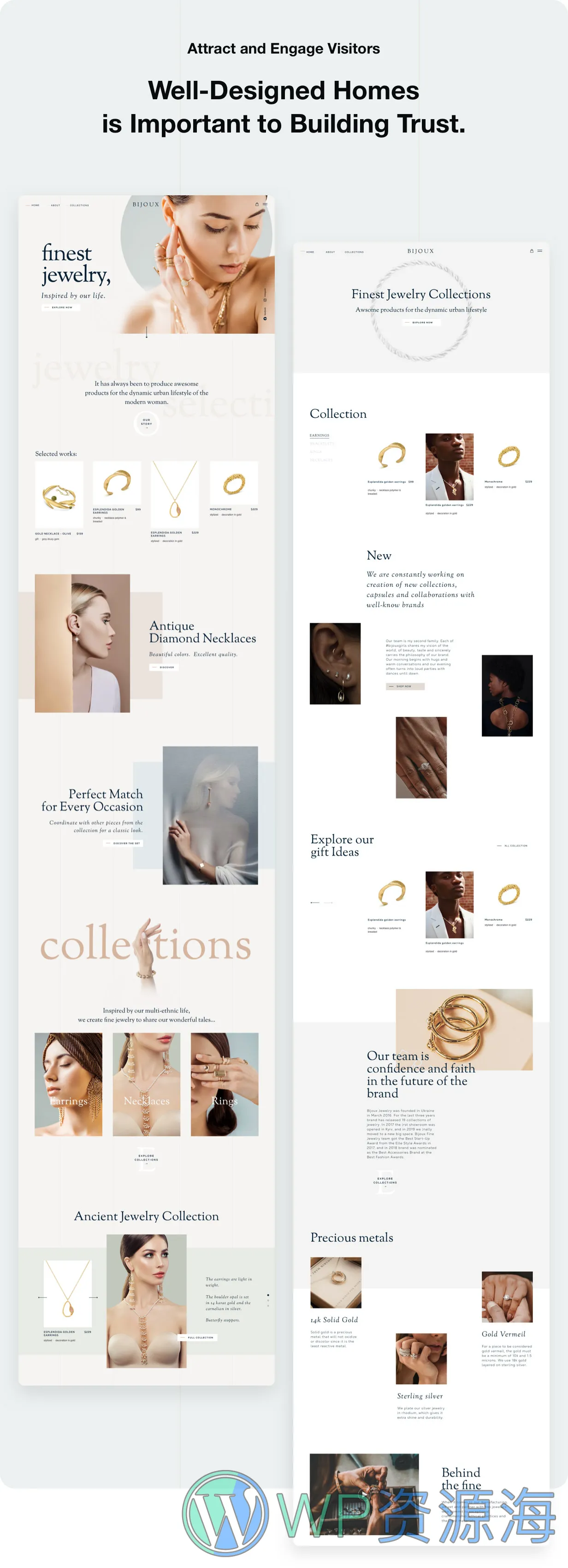 Bijoux v9.2 手工艺品珠宝服装WordPress主题插图1-WordPress资源海