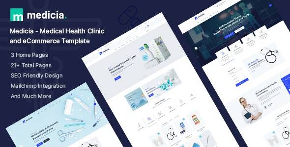 Medicia 健康医疗行业 HTML 5 网站模板