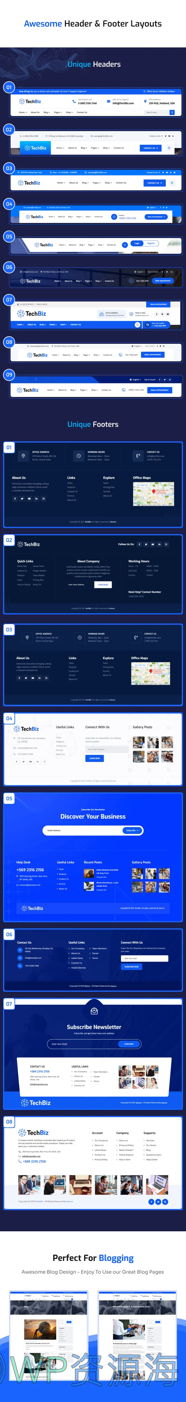 Techbiz v2.6.4 蓝色科技/软件互联网公司主题插图3-WP资源海
