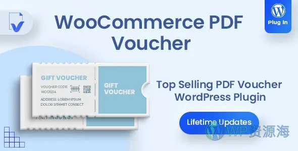WooCommerce PDF Vouchers-PDF收据/礼品券/优惠券电子凭证插件插图-WP资源海