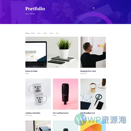 Zibber v1.2.2 金融投资理财业务咨询/财务管理网站模板插图12-WP资源海