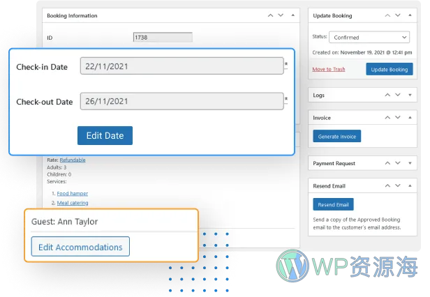 Hotel Booking-酒店房间在线预定/灵活预约插件[更至v4.11.2]插图7-WordPress资源海