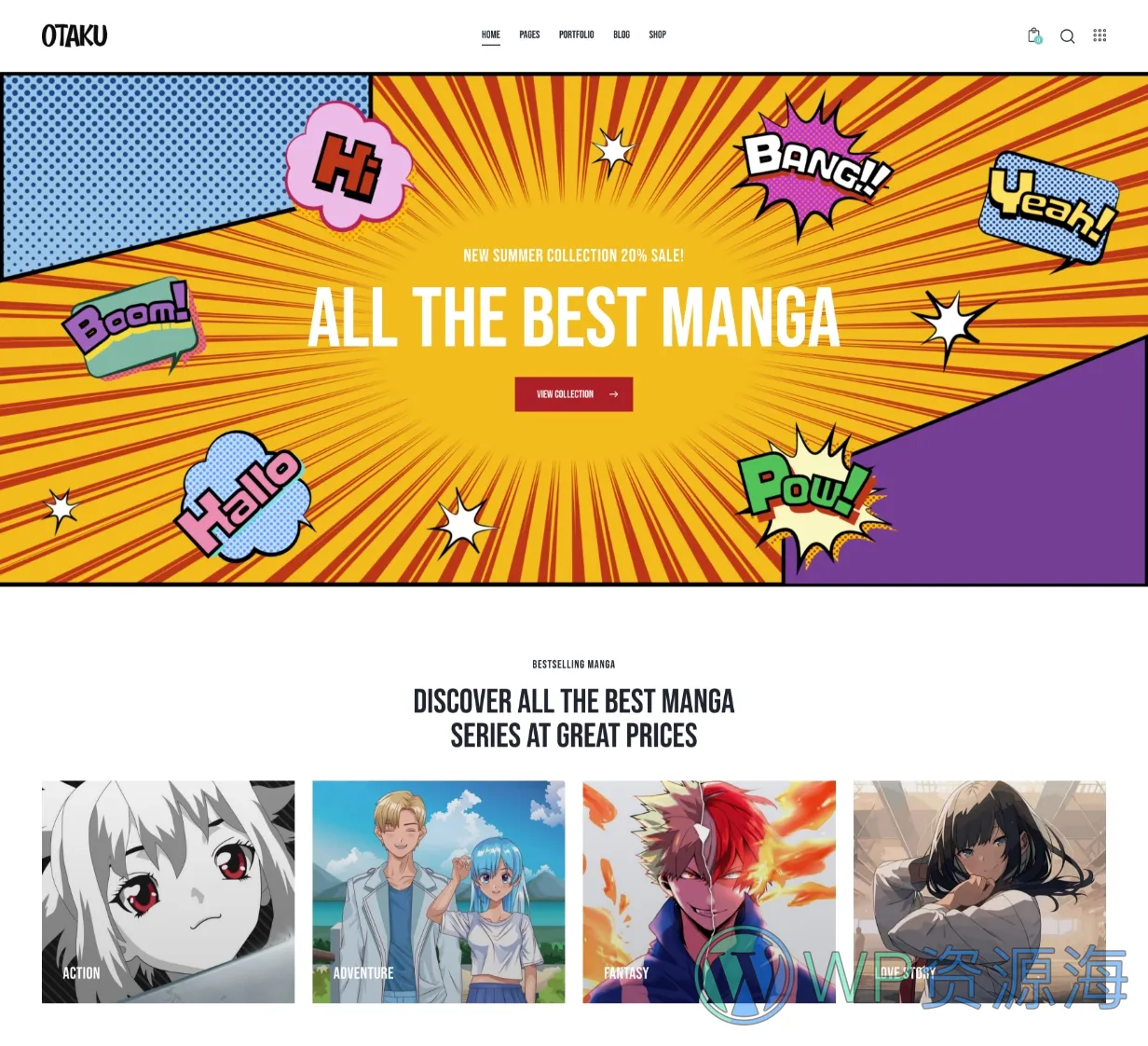 Otaku 漫画动漫K-Pop网站模板WordPress主题插图7-WP资源海