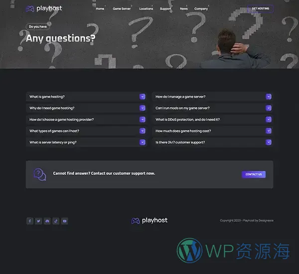 Playhost-游戏服务器主机托管HTML网站模板[更至v1.1.6]插图11-WP资源海