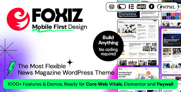 Foxiz-新闻资讯杂志博客WordPress主题