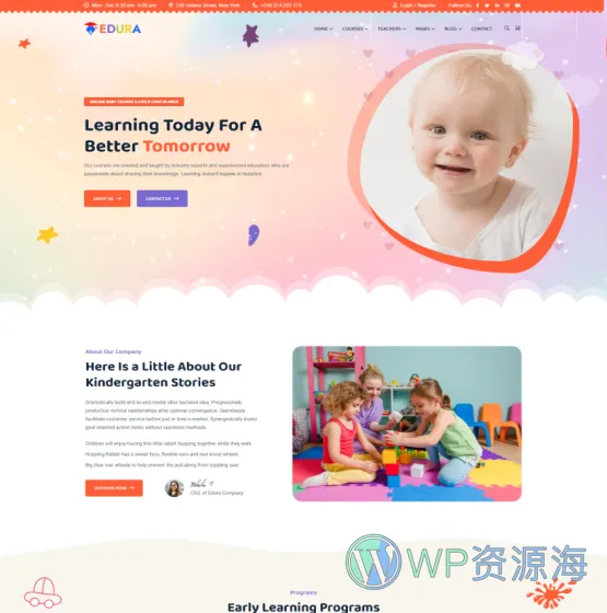 Edura v2.0.0 在线教育培训网络课程WordPress主题插图3-WP资源海