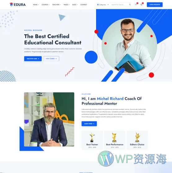 Edura v2.0.0 在线教育培训网络课程WordPress主题插图6-WP资源海