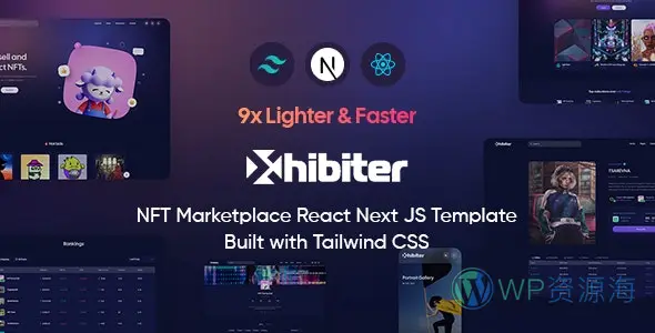 Xhibiter v1.8.0 – 数字藏品NFT交易市场 React NextJS 模板插图-WP资源海