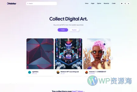 Xhibiter v1.8.0 – 数字藏品NFT交易市场 React NextJS 模板插图2-WP资源海