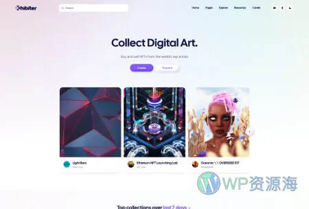 Xhibiter v1.8.0 – 数字藏品NFT交易市场 React NextJS 模板插图2-WordPress资源海