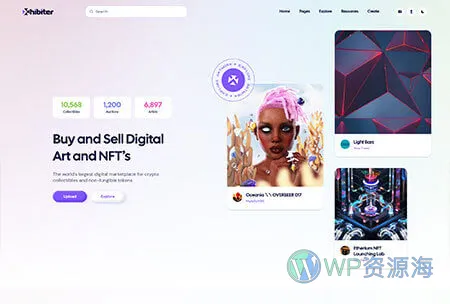 Xhibiter v1.8.0 – 数字藏品NFT交易市场 React NextJS 模板插图5-WordPress资源海