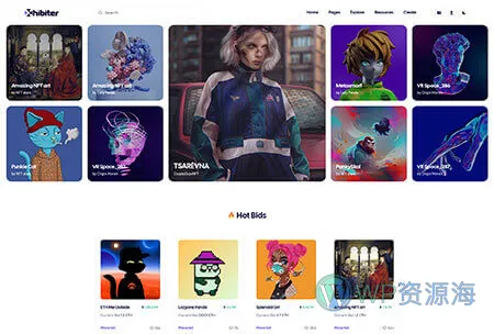 Xhibiter v1.8.0 – 数字藏品NFT交易市场 React NextJS 模板插图6-WP资源海
