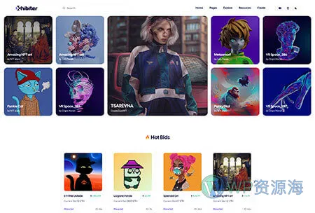 Xhibiter v1.8.0 – 数字藏品NFT交易市场 React NextJS 模板插图6-WordPress资源海