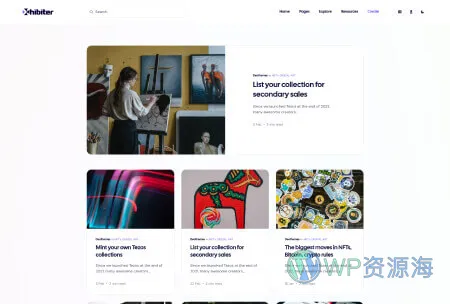 Xhibiter v1.8.0 – 数字藏品NFT交易市场 React NextJS 模板插图16-WP资源海