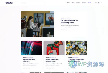Xhibiter v1.8.0 – 数字藏品NFT交易市场 React NextJS 模板插图16-WordPress资源海