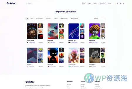 Xhibiter v1.8.0 – 数字藏品NFT交易市场 React NextJS 模板插图19-WP资源海