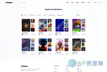 Xhibiter v1.8.0 – 数字藏品NFT交易市场 React NextJS 模板插图19-WordPress资源海