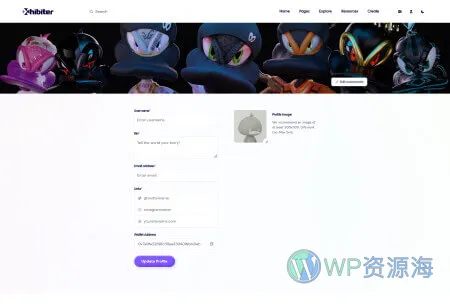Xhibiter v1.8.0 – 数字藏品NFT交易市场 React NextJS 模板插图22-WordPress资源海