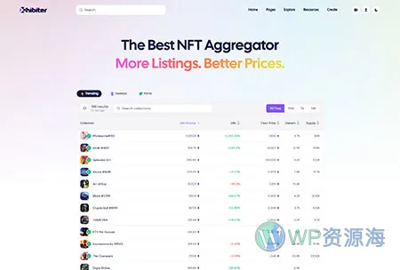 Xhibiter v1.8.0 – 数字藏品NFT交易市场 React NextJS 模板插图24-WordPress资源海
