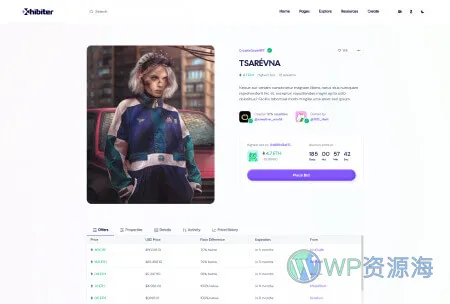Xhibiter v1.8.0 – 数字藏品NFT交易市场 React NextJS 模板插图25-WP资源海