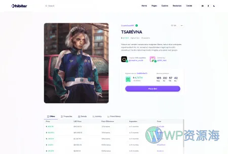 Xhibiter v1.8.0 – 数字藏品NFT交易市场 React NextJS 模板插图25-WordPress资源海