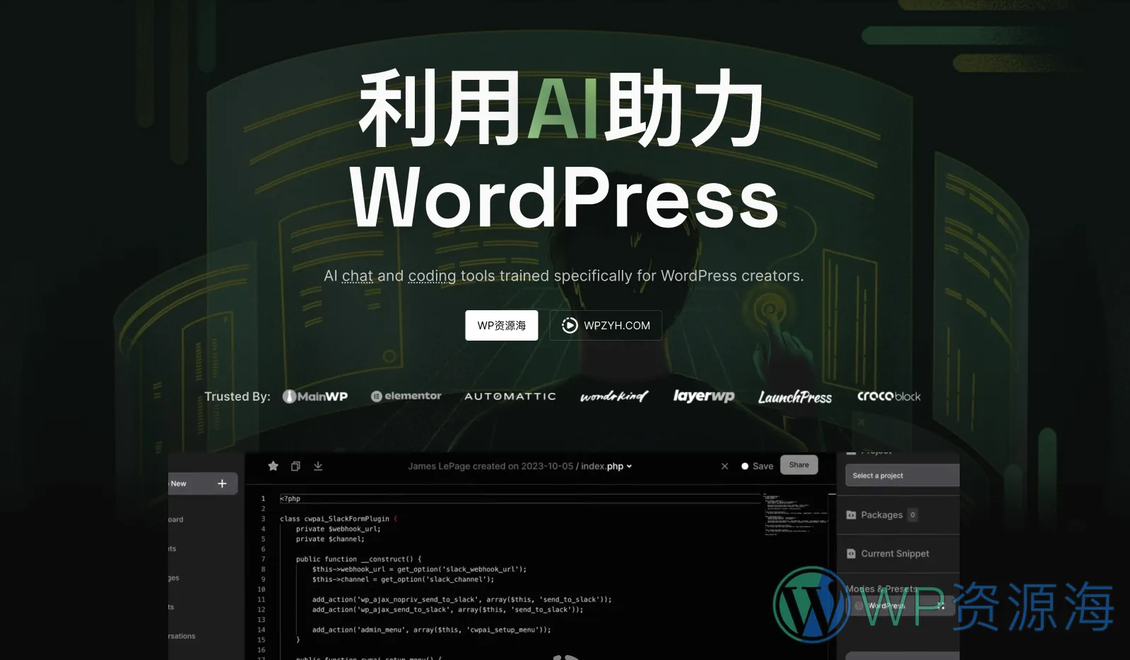 CodeWP – WordPress AI 开发&编程助手来了插图-WordPress资源海