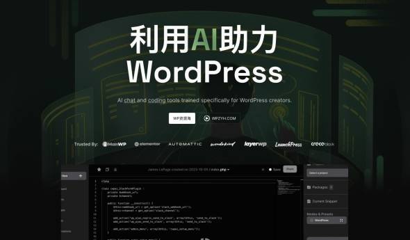 CodeWP – WordPress AI 开发&编程助手来了
