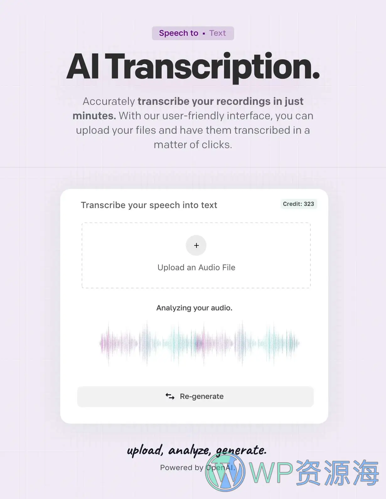 【首发】MagicAI-全功能聚合版AI平台PHP源码插图6-WP资源海