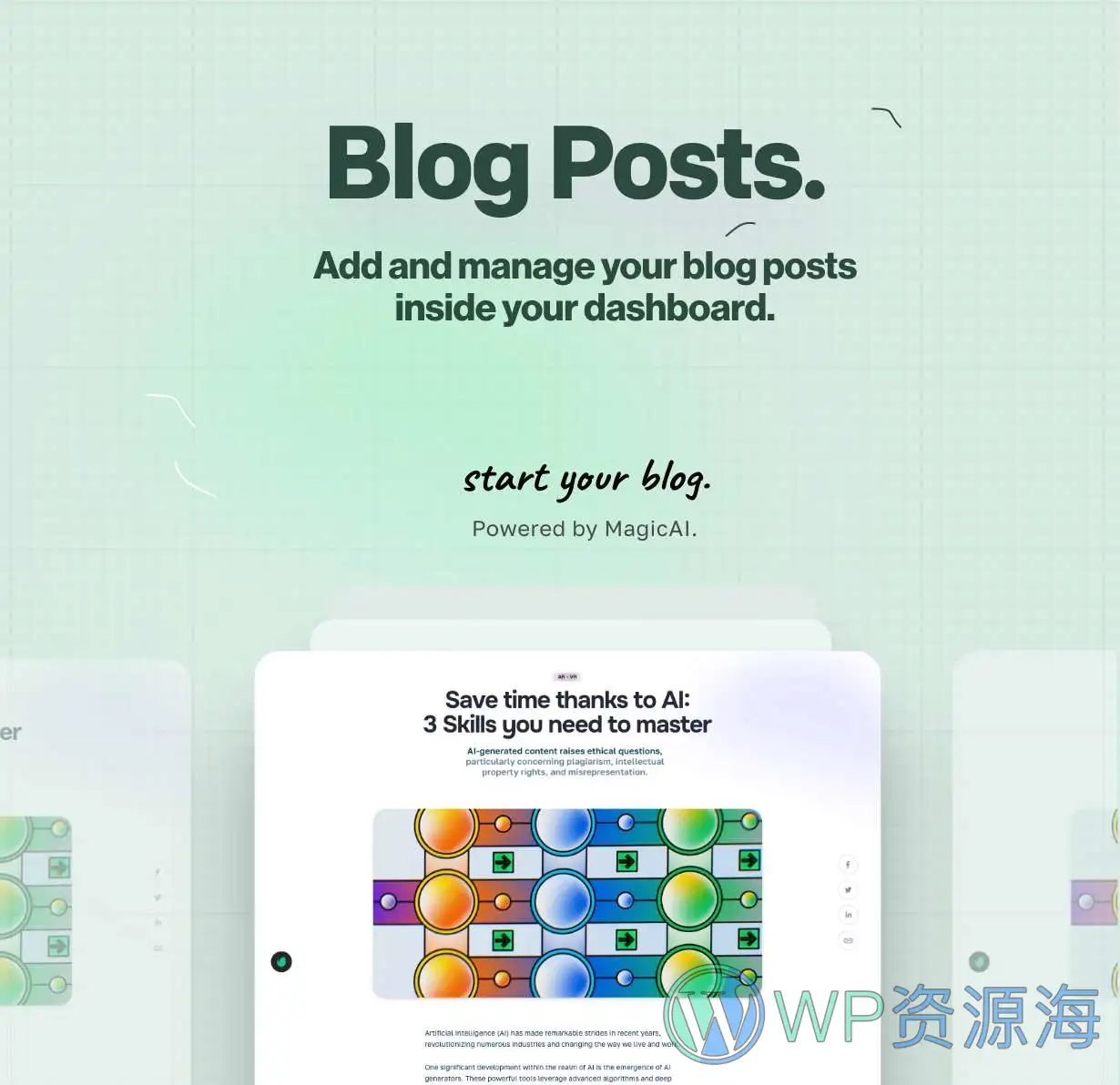 【首发】MagicAI-全功能聚合版AI平台PHP源码插图11-WP资源海