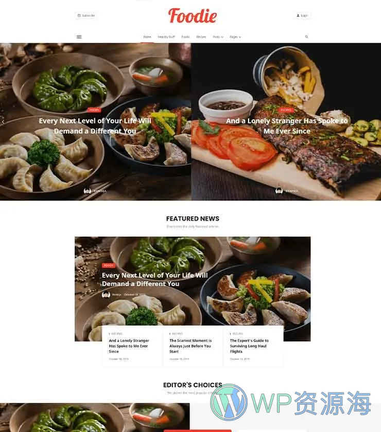 Ceris v4.6.2 博客杂志新闻资讯WordPress主题插图2-WP资源海