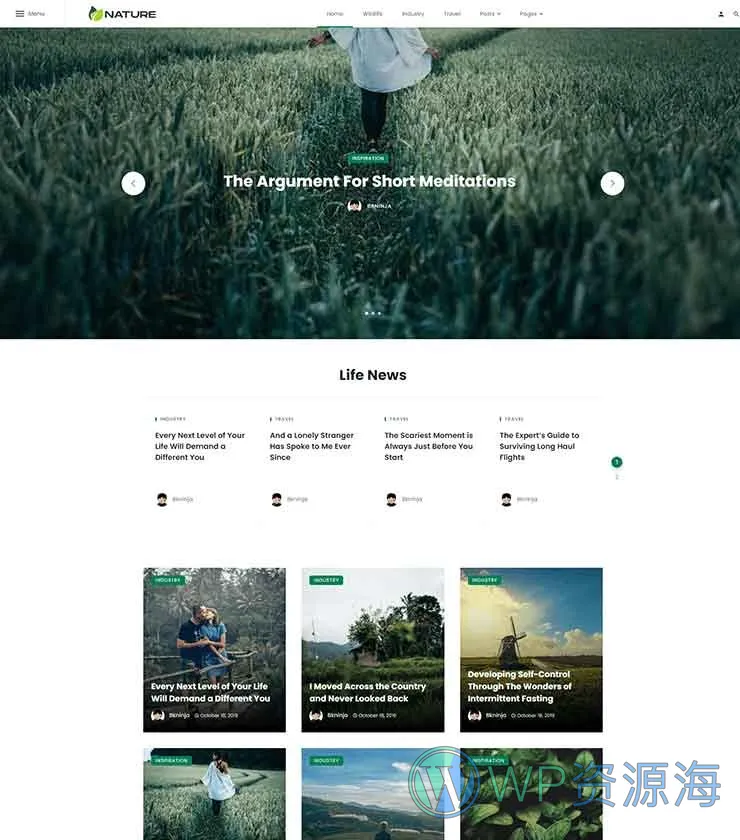 Ceris v4.6.2 博客杂志新闻资讯WordPress主题插图4-WP资源海