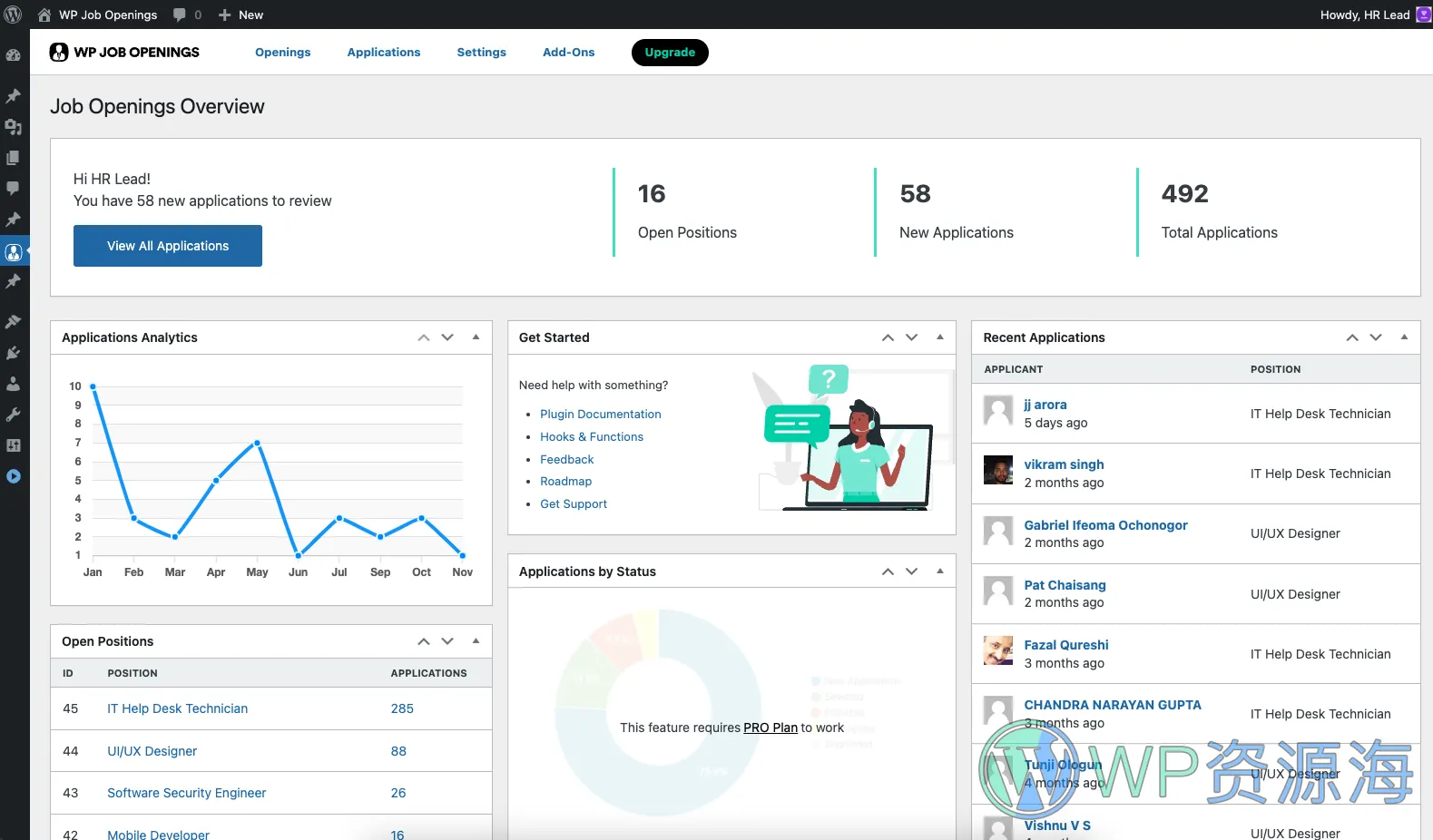 WP Job Openings Pro v3.2.2 工作面板/招聘求职网站WordPress插件插图4-WP资源海