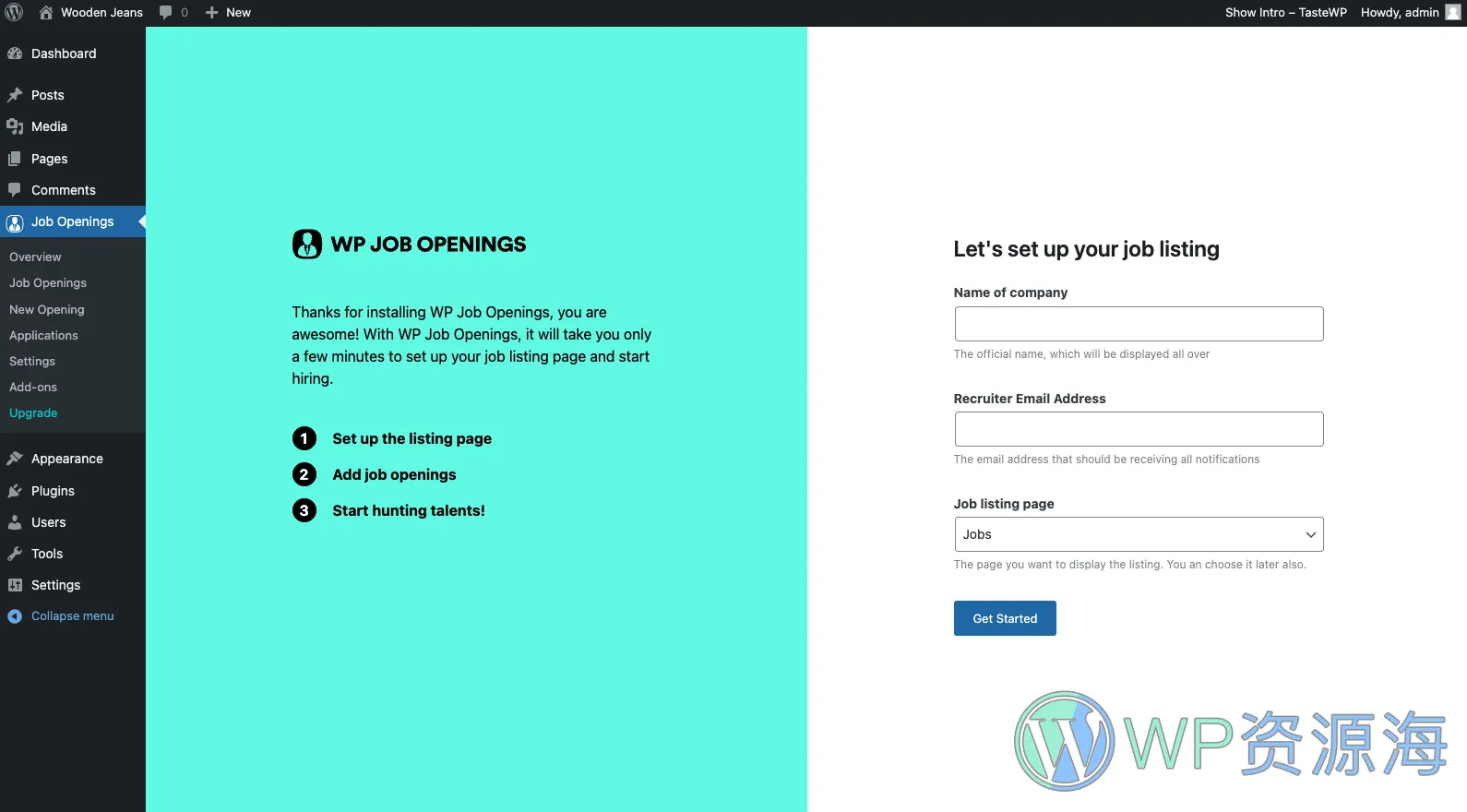WP Job Openings Pro v3.2.2 工作面板/招聘求职网站WordPress插件插图9-WordPress资源海
