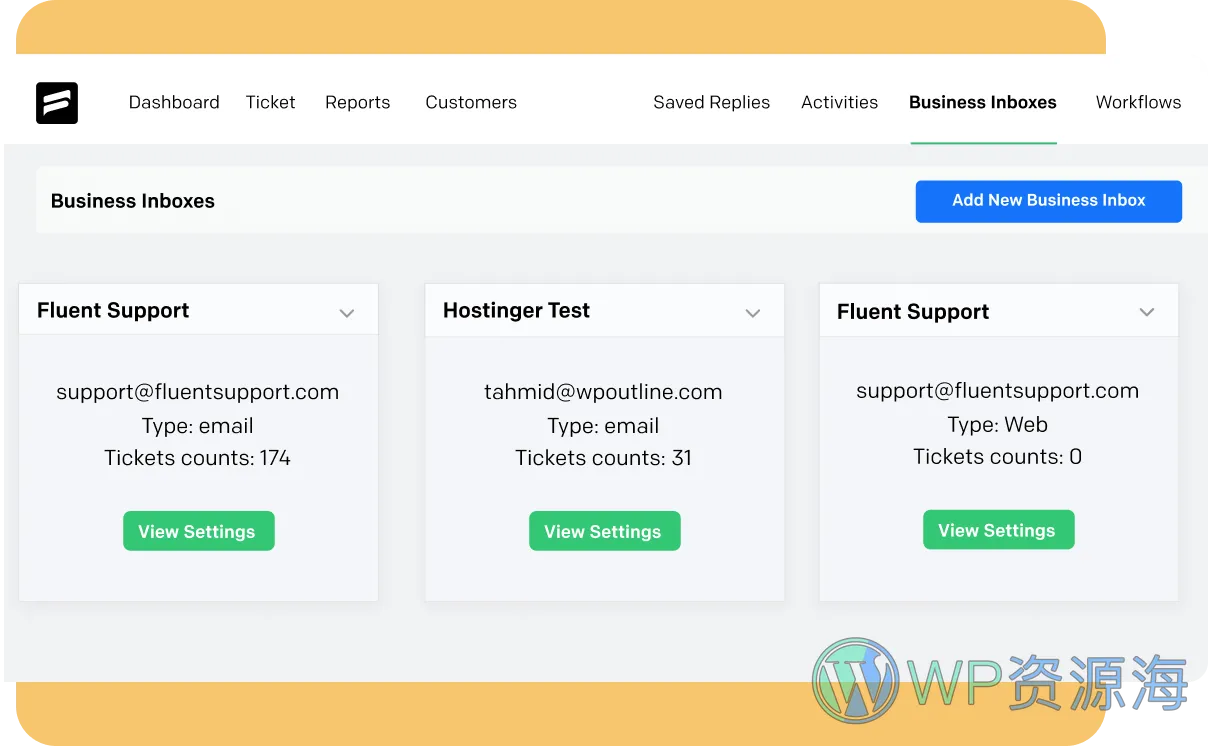 Fluent Support Pro-售后支持与在线工单WordPress插件插图2-WP资源海