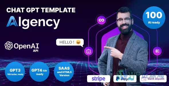 AIgency OpenAI Chat GPT 人工智能聊天平台PHP源码插图-WP资源海