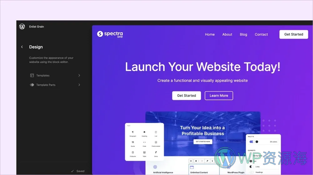 【免费】Spectra One (真)所见即所得WordPress建站主题插图11-WordPress资源海