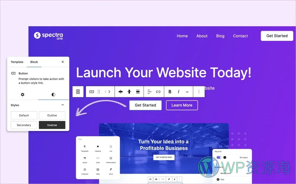 【免费】Spectra One (真)所见即所得WordPress可视化建站主题插图13-WP资源海