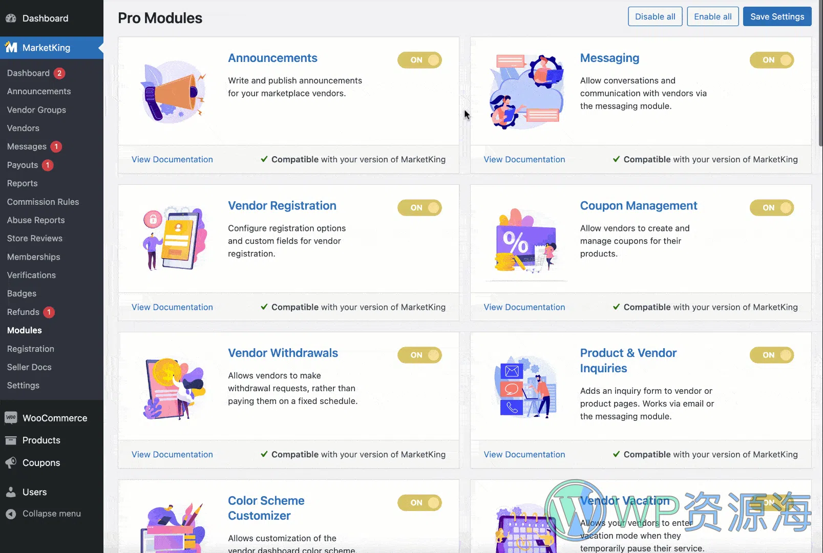 MarketKing Pro-多供应商多卖家WooCommerce高级插件插图7-WP资源海