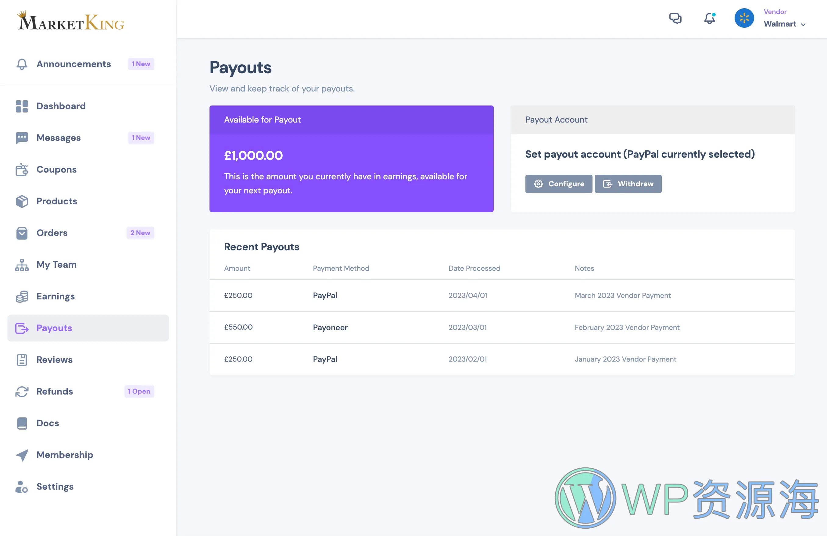 MarketKing Pro-多供应商多卖家WooCommerce高级插件插图10-WP资源海