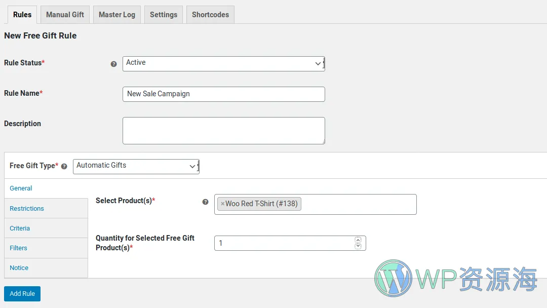 Free Gifts for WooCommerce 买一送一赠品礼品电商插件插图4-WP资源海