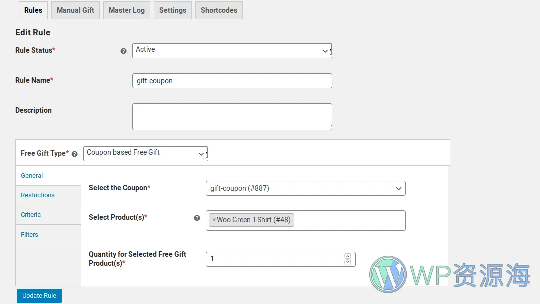 Free Gifts for WooCommerce 买一送一赠品礼品电商插件插图6-WP资源海