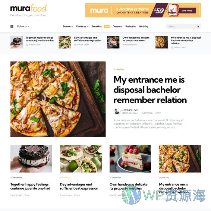 Mura-自媒体/内容创作网站模板WordPress主题插图11-WP资源海